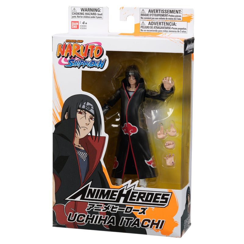 Bandai Naruto Shippuden Anime Heroes Action Figure - Uchiha Itachi