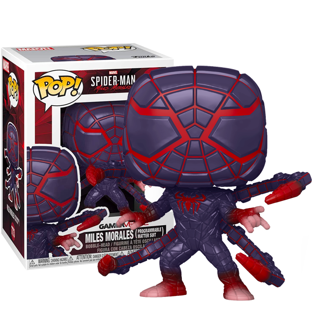 Spider-Man Miles Morales Purple Reign Funko Pop #839 Bobble-Head Brand New!