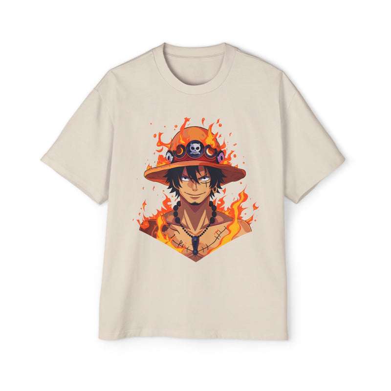 The On Fire Ace Men's Heavy Oversized Tee