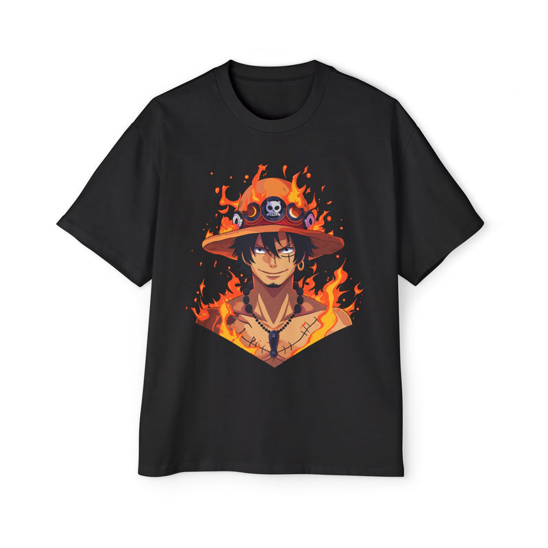 The On Fire Ace Men's Heavy Oversized Tee