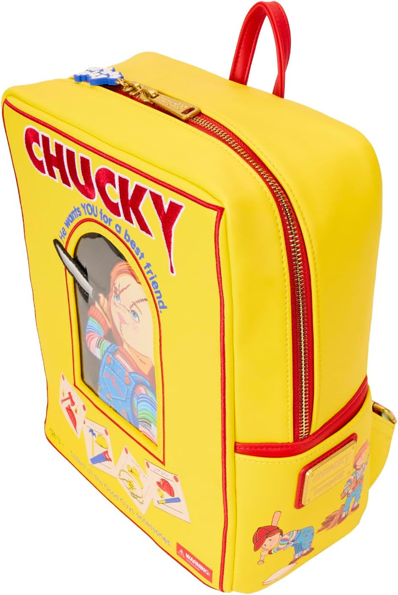 Loungefly Child's Play Chucky Box Figural Mini Backpack