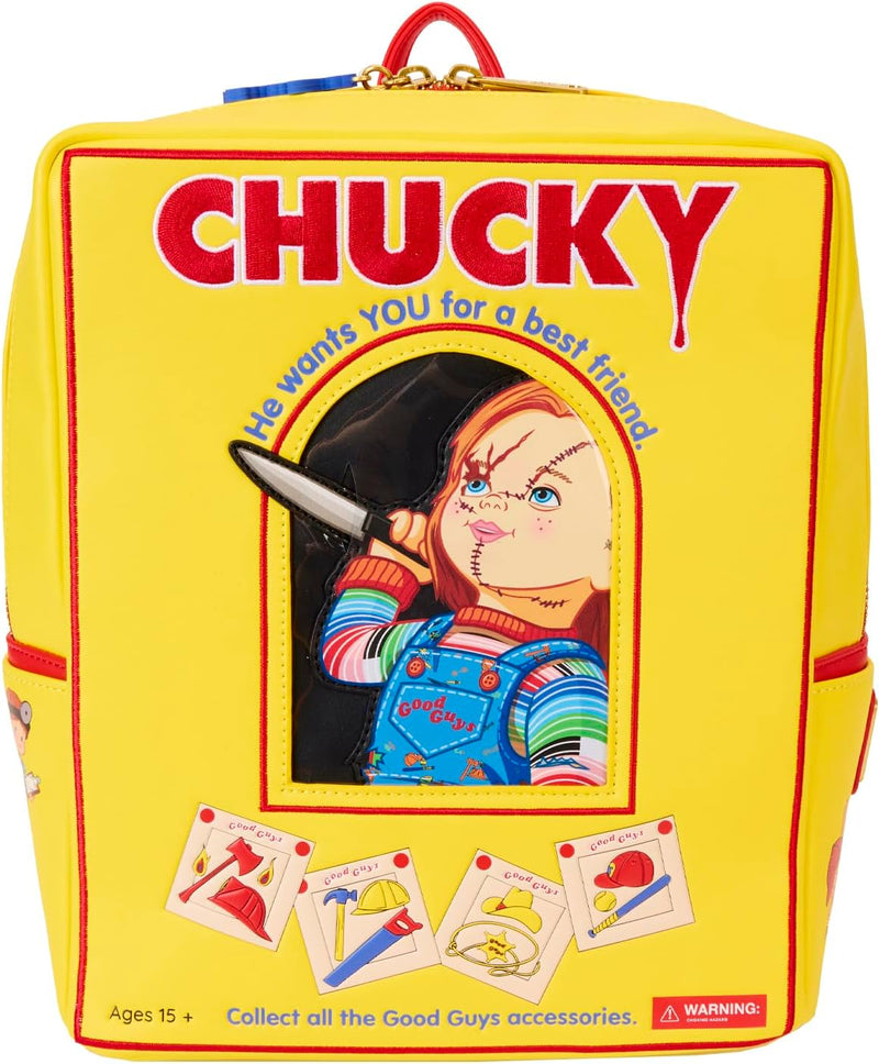 Loungefly Child's Play Chucky Box Figural Mini Backpack