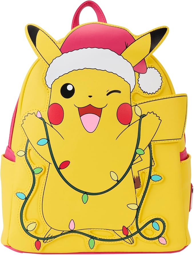 Loungefly Pokemon: Holiday Pikachu Mini Backpack