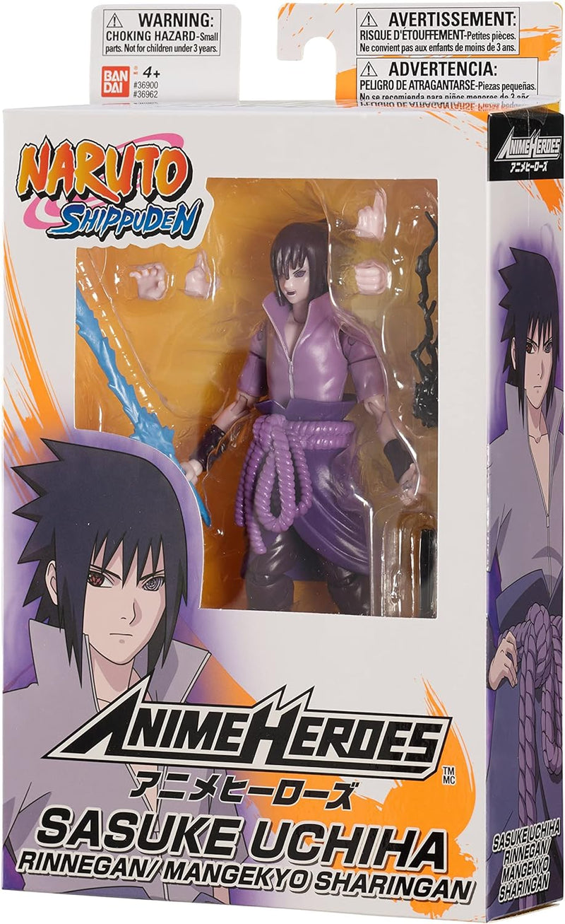 Anime Heroes Sasuke Uchiha Rinnegan/ Mangekyo Sharingan Figure