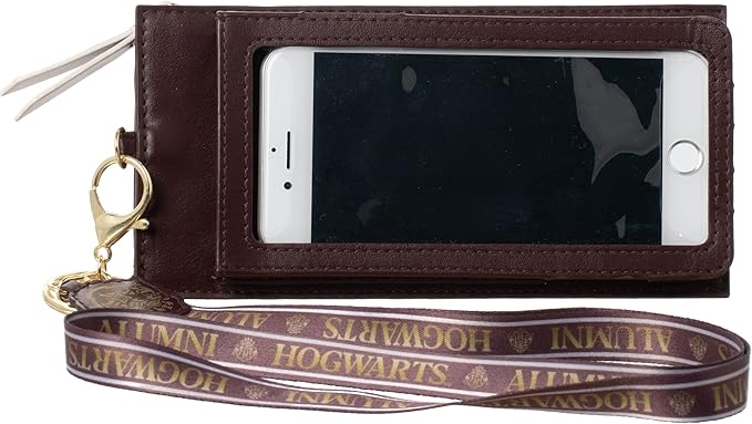 Harry Potter Wallet Hogwarts Phone Sleeve With Lanyard