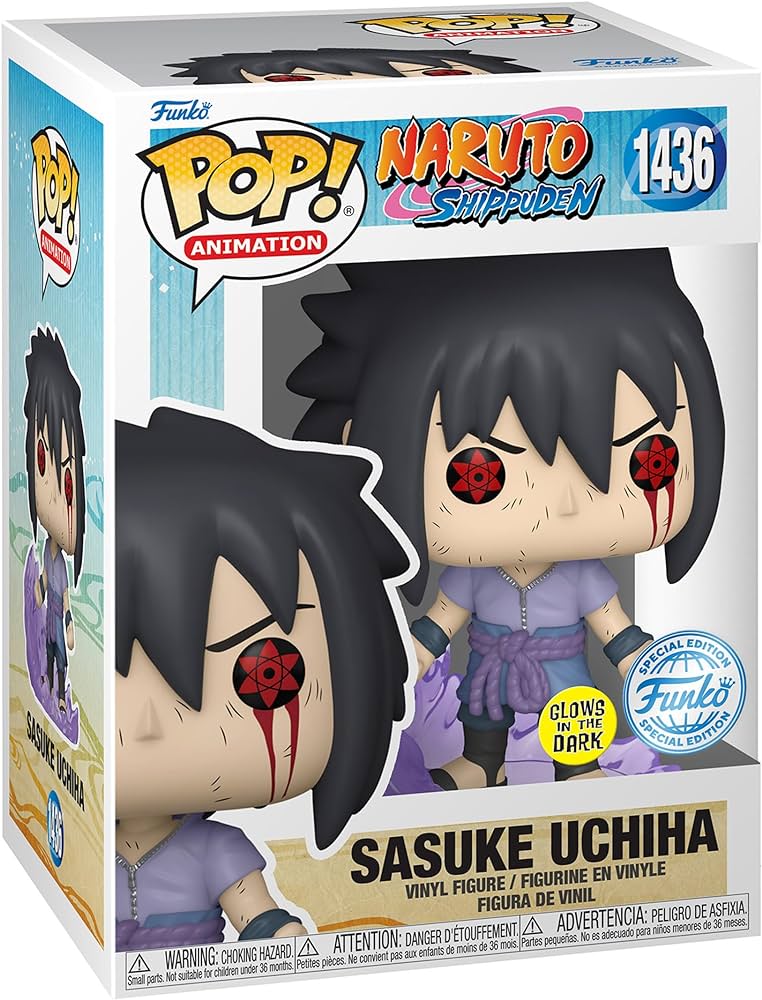 Funko Pop! Naruto Shippuden - Sasuke Uchiha (Regular & Exclusive)