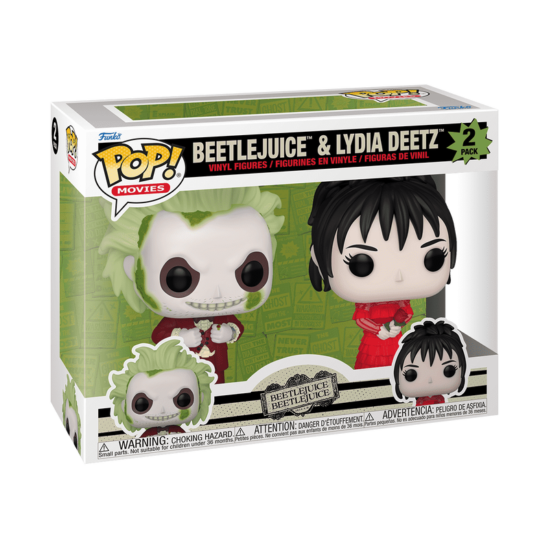 Funko Pop! Beetlejuice - Beetlejuice & Lydia Deetz 2-Pack