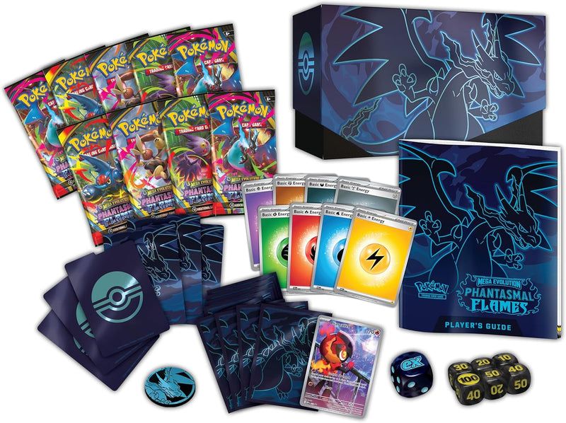 (PRE-ORDER) Pokémon TCG: Mega Evolution—Phantasmal Flames Elite Trainer Box
