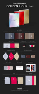 Ateez Album - Golden Hour Part.2 (3 Versions)