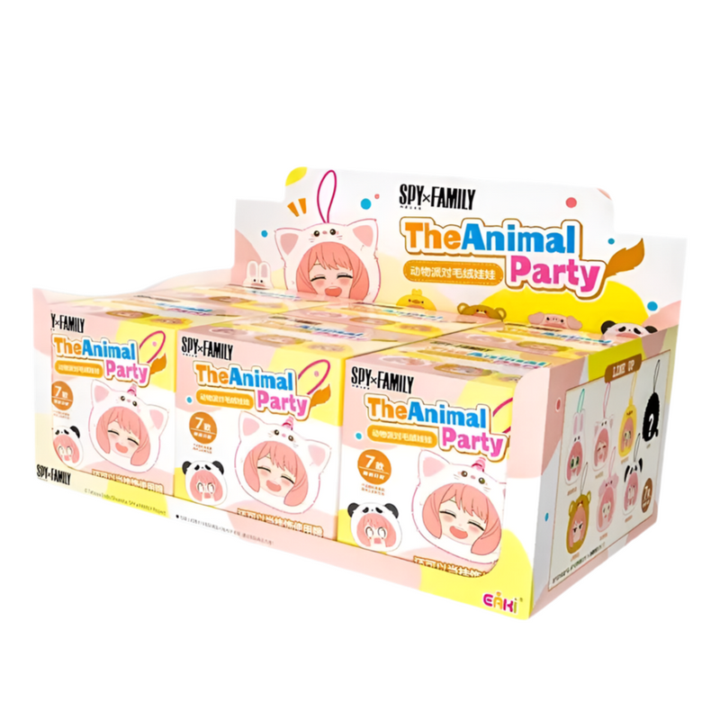 Spy Family The Animal Party Plush Pendant Blind Box EAKI