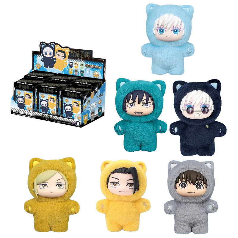 Jujutsu Kaisen Cat Ear Plushie EAKI Blind Box Series (SELECTED AT RANDOM)