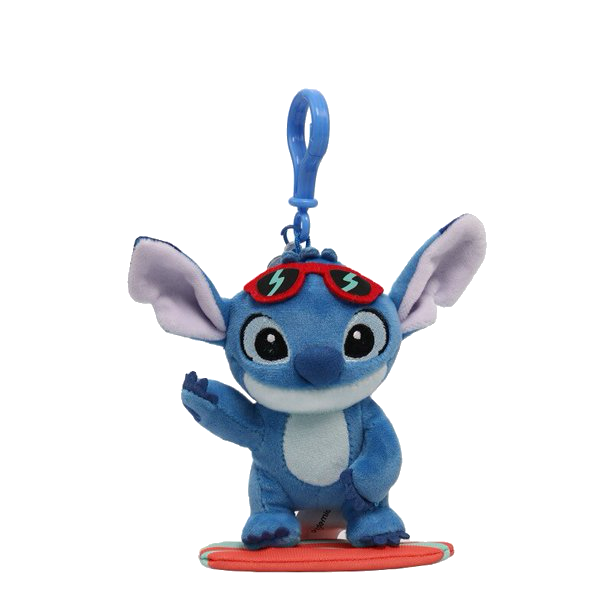 Surfing Stitch Plush Keychain