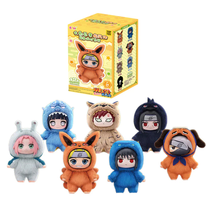 Naruto Beast Party Plush Blind Box Top Toy(SELECTED AT RANDOM)