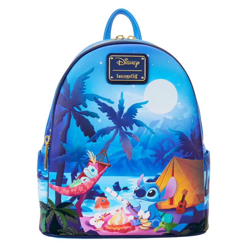 Loungefly Lilo & Stitch Camping Mini Backpack