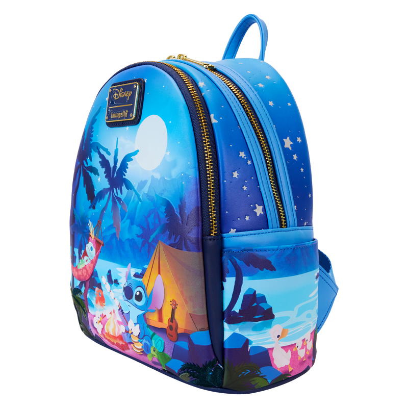 Loungefly Lilo & Stitch Camping Mini Backpack