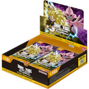 Dragon Ball Super Fusion World Story Booster 01 ST01, caja de 20 sobres en inglés sobre fondo blanco