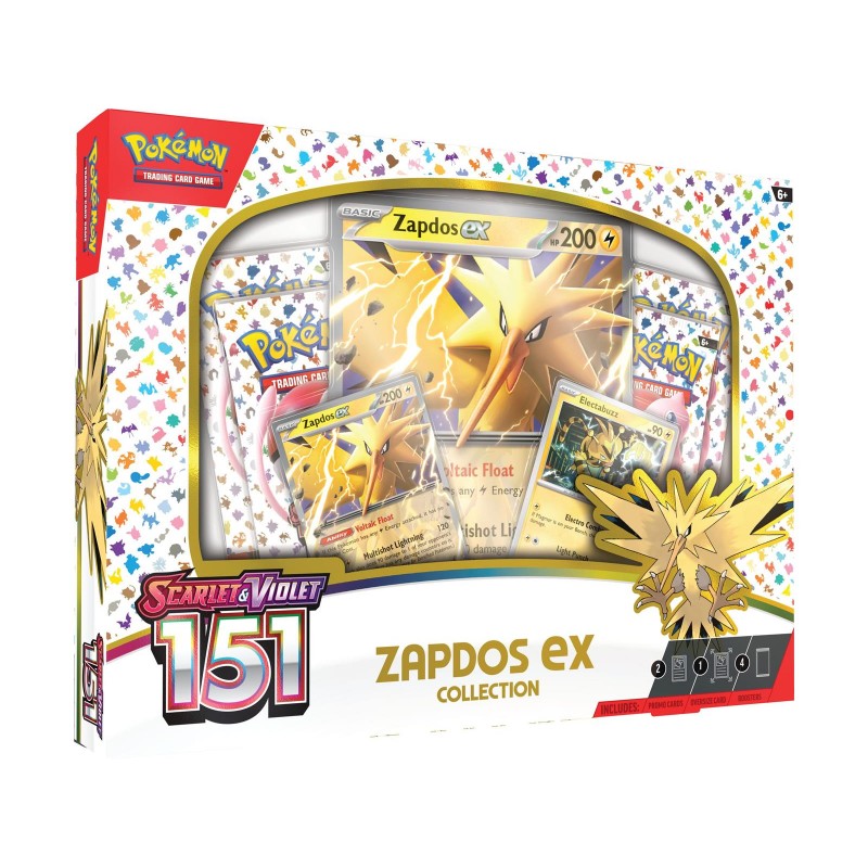 Pokémon TCG: Scarlet and Violet 151 Collection Zapdos ex