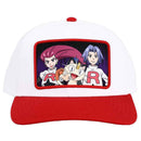 Pokemon Team Rocket Sublimated Patch Pre-Curved Snapback