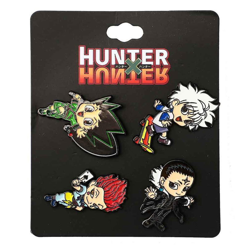 Hunter X Hunter: Gon, Killua, Chrollo & Hisoka Lapel Pins