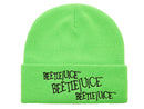Beetlejuice Neon Green Beanie