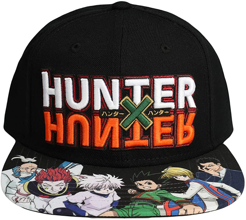 Bioworld Hunter x Hunter Embroidered and Printed Snapback Cap