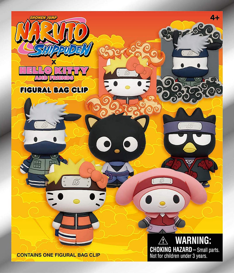 Hello Kitty X Naruto 3D Figural Bag Clip (SELECTED AT RANDOM - SURPRISE)
