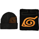 Naruto Hidden Leaf Village Beanie & Scarf Combo