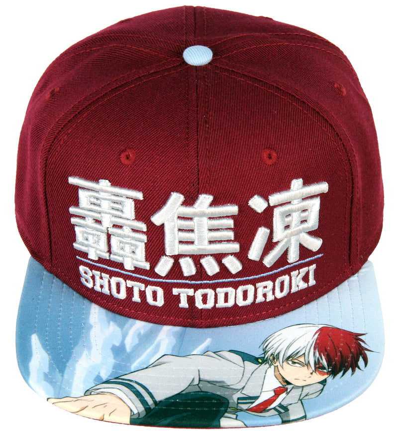 My Hero Academia- Shoto Todoroki Snapback Cap