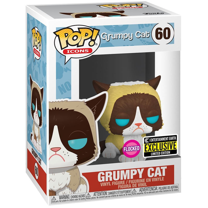 Funko Pop! - Grumpy Cat Flocked (Entertainment Earth Exclusive)