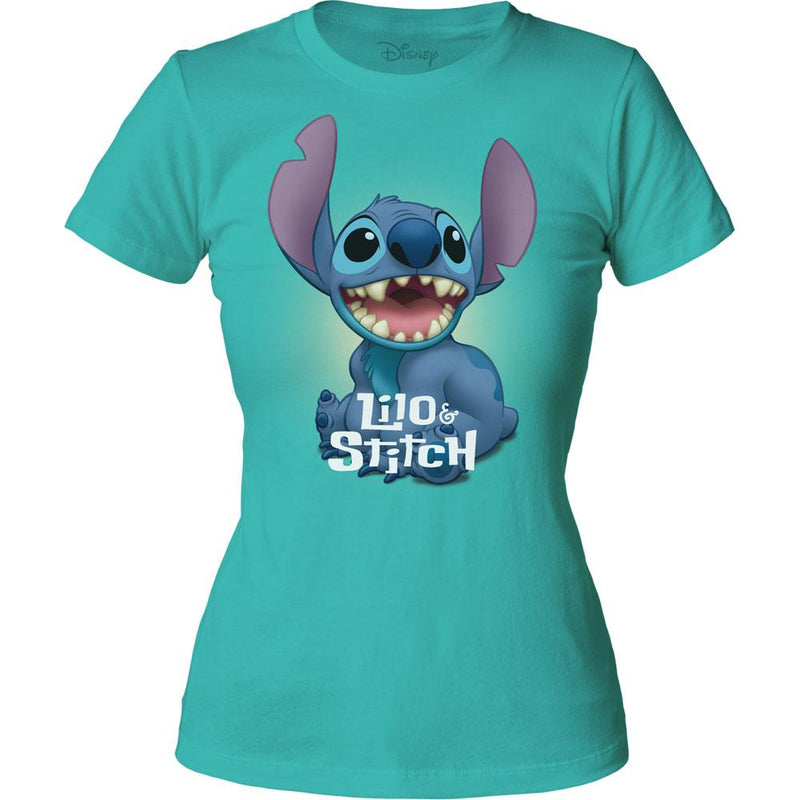 Women Lilo & Stitch Tahiti Blue T-Shirt