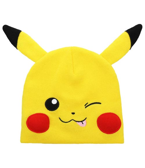 Pokémon Pikachu Big Face Beanie W/ LED Cheeks