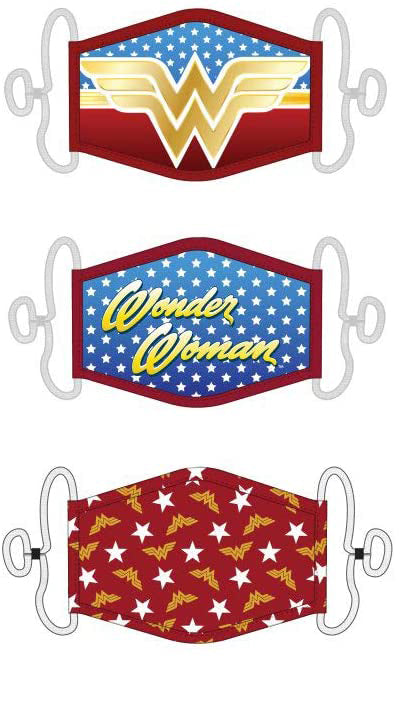 Face mask - Wonder Woman 3 pack