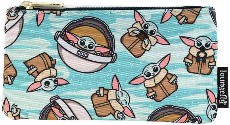 Loungefly Wallet Star Wars The Child AOP Nylon Pouch