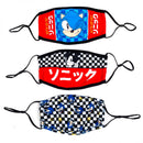 Face mask - Sonic The Hedgehog 3 pack