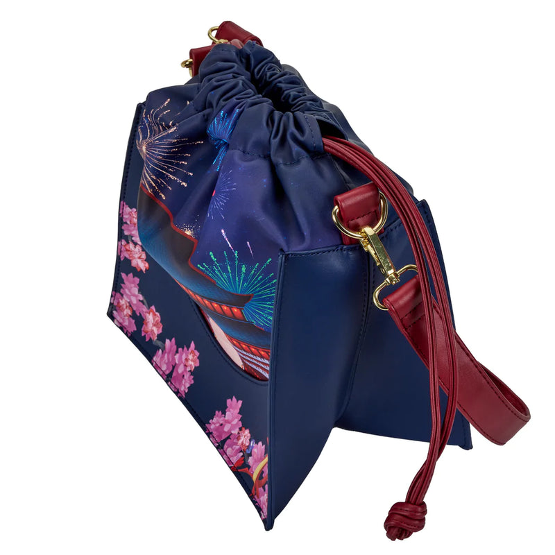 Loungefly Disney: Mulan Castle Crossbody Bag