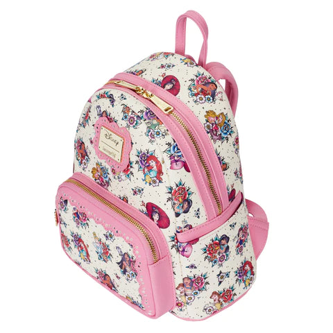 Loungefly Disney: Princess Tattoo Mini Backpack