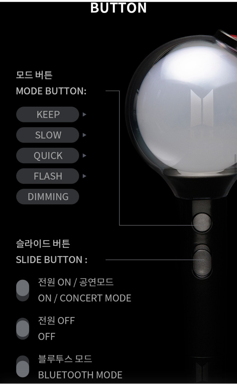 BTS Map Of The Soul Official Light Stick SE